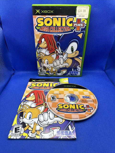 Sonic Mega Collection Plus - Black Label (Microsoft Original Xbox) Complete!