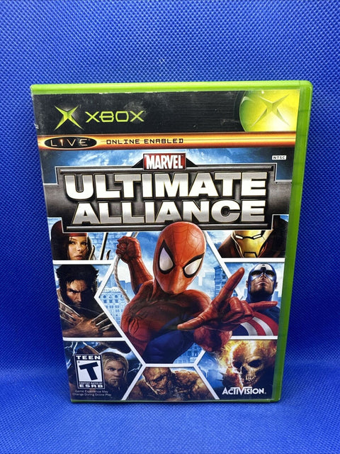 Marvel: Ultimate Alliance (Microsoft Original Xbox, 2006) Complete Tested!