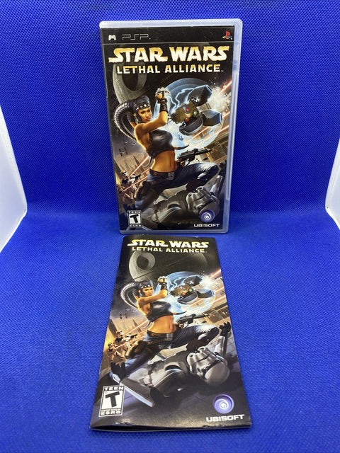 Star Wars: Lethal Alliance (Sony PSP, 2006) Case + Manual Only - NO GAME!