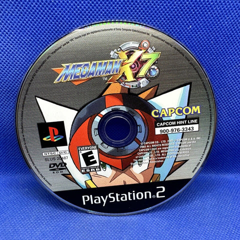 Mega Man X7 Playstation 2 PS2 Disc Only - Tested!