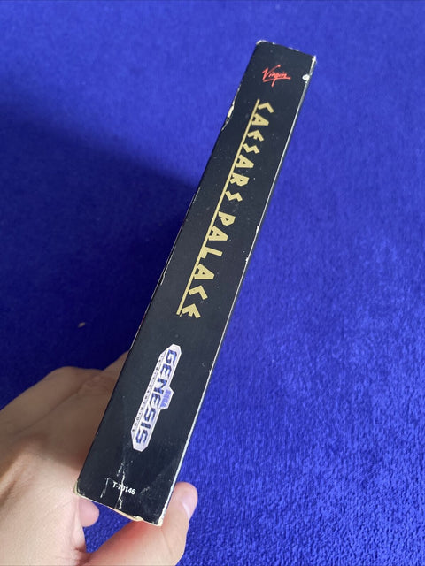 Caesars Palace (Sega Genesis, 1993) Authentic In Cardboard Box - Tested!