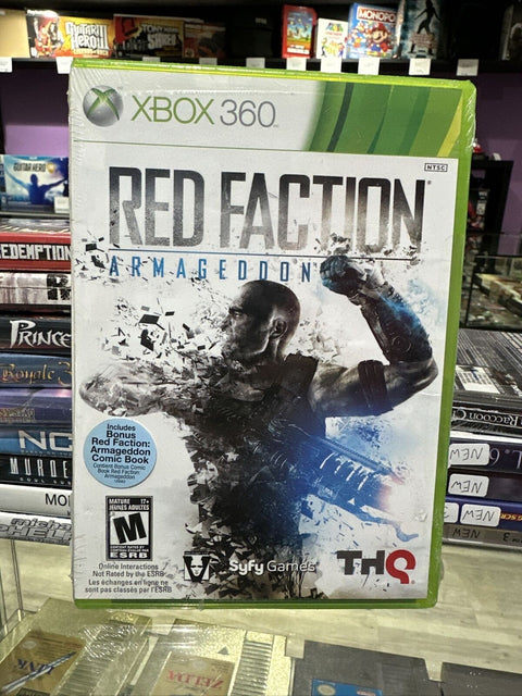 NEW! Red Faction: Armageddon (Microsoft Xbox 360, 2011) Factory Sealed!