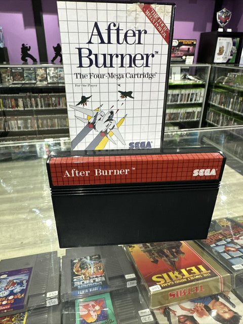 After Burner (Sega Master System 1988) SMS CIB Complete Tested!