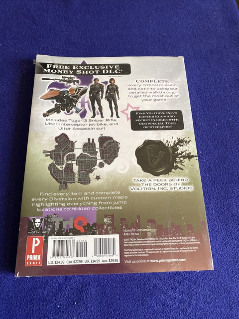 NEW! Saints Row The Third Studio Edition Game Guide Strategy Guide - Sealed!