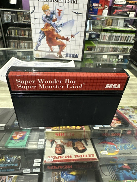 Wonder Boy in Monster Land (Sega Master System) SMS Complete *Manual Damage*