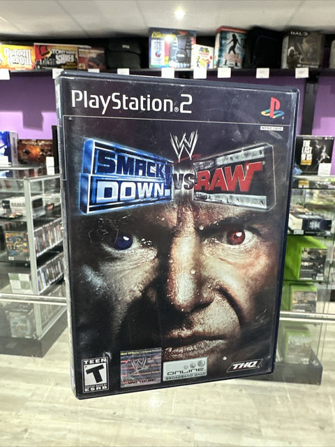 WWE SmackDown vs. Raw (Sony PlayStation 2, 2004) PS2 CIB Complete Tested!