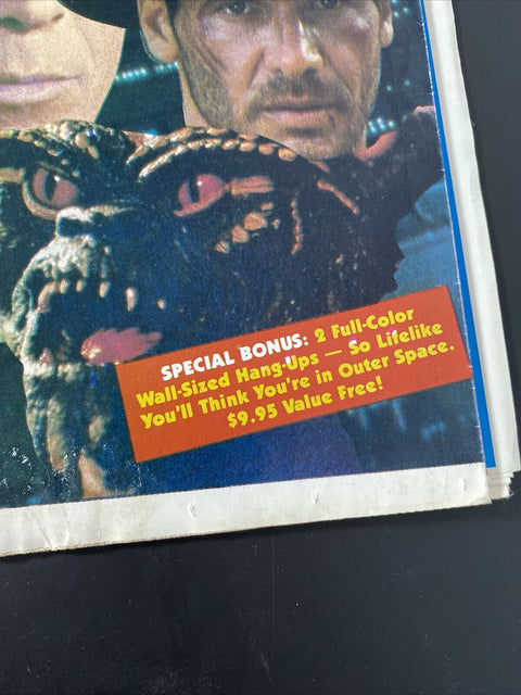 Sci-Fi Blockbusters Magazine Vol. 1 No. 3 1984 2 Posters Star Trek Indiana Jones