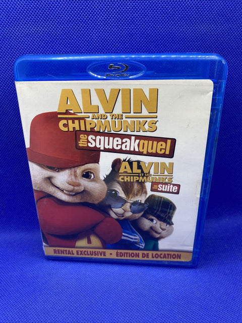 Alvin and the Chipmunks: The Squeakquel (Blu-ray Disc, 2010) Rental Exclusive!