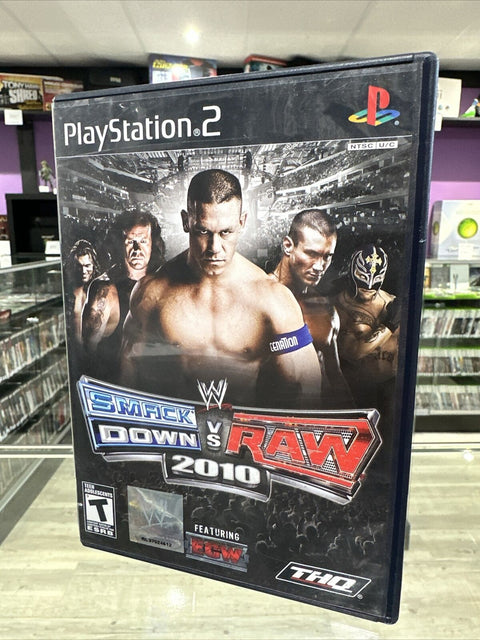WWE SmackDown vs. Raw 2010 Featuring ECW (Sony PlayStation 2) PS2 Complete