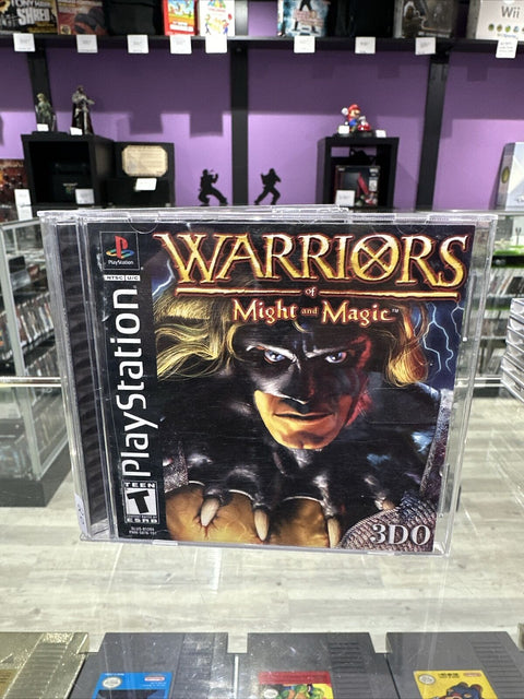 Warriors of Might and Magic (Sony PlayStation 1, 2000) PS1 CIB Complete Tested!