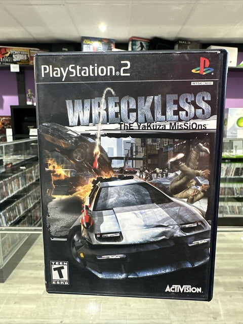 Wreckless: The Yakuza Missions (Sony PlayStation 2, 2002) PS2 Complete!