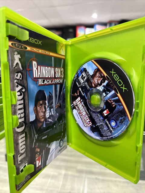 Rainbow Six 3 Black Arrow (Microsoft Original Xbox) Complete Tested!