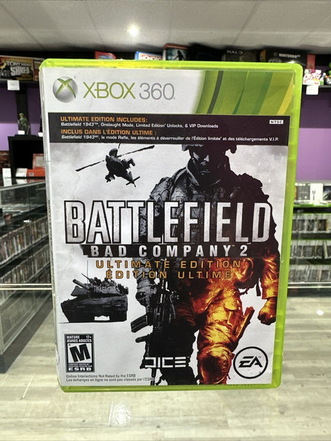 Battlefield: Bad Company 2 Ultimate Edition (Microsoft Xbox 360, 2010) Complete