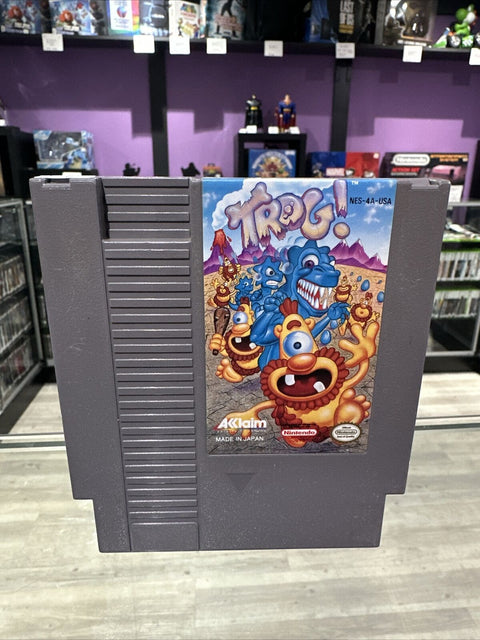 Trog (Nintendo NES, 1991) Authentic Cartridge Only - Tested!
