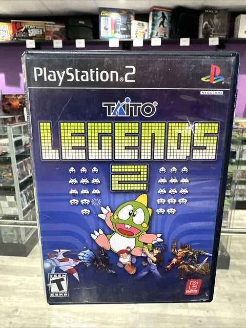 Taito Legends 2 (Sony PlayStation 2, 2007) PS2 CIB Complete Tested!