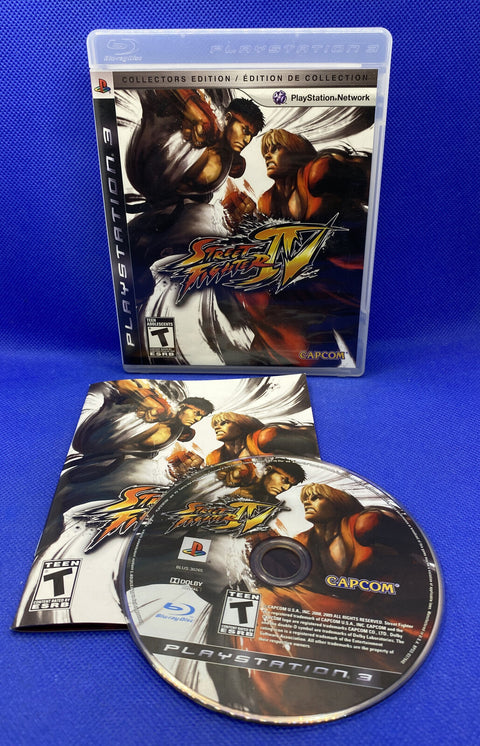 Street Fighter IV 4 Collectors Edition (Sony PlayStation 3, 2009) PS3 Complete