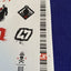 Hitman Agent 47 Promo Sticker Sheet - 13 Stickers - New!