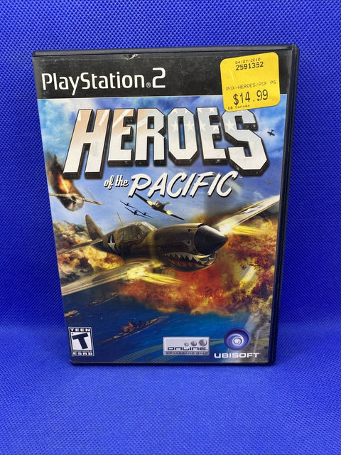 Heroes of the Pacific (Sony PlayStation 2, 2005) PS2 CIB Complete - Tested!