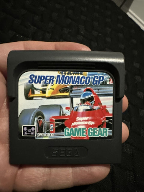 Super Monaco GP (Sega Game Gear, 1992) Authentic Cartridge Only - Tested!