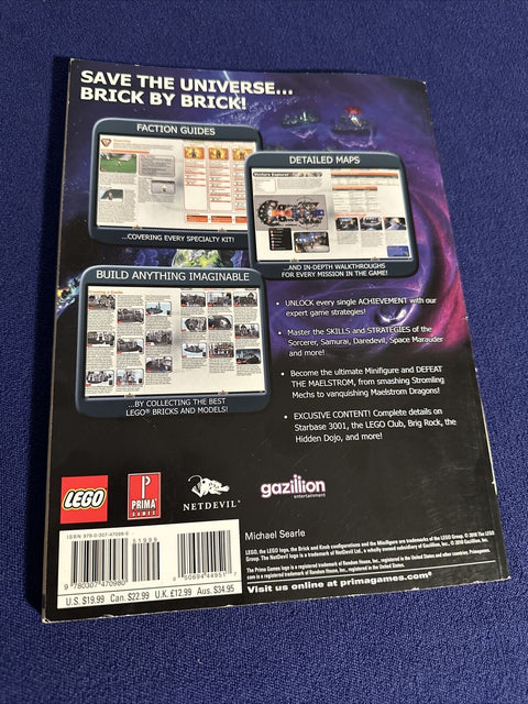 Lego Universe : Prima Official Game Strategy Guide by Mike Searle