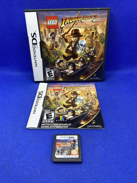 LEGO Indiana Jones 2 The Adventure Continues (Nintendo DS, 2009) Complete Tested