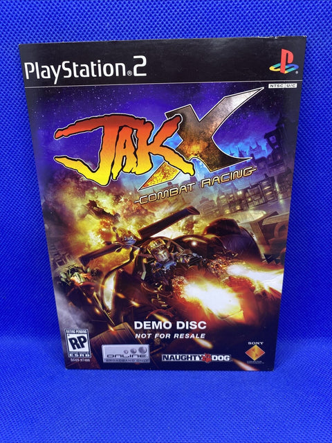 Jak X: Combat Racing  (Demo Disc) (Sony PlayStation 2) PS2 w/ Sleeve - Tested!