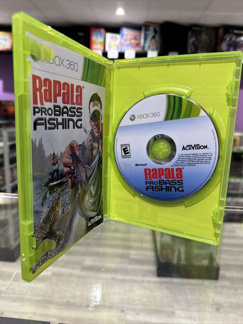 Rapala Pro Bass Fishing (Microsoft Xbox 360, 2010) Complete Tested!