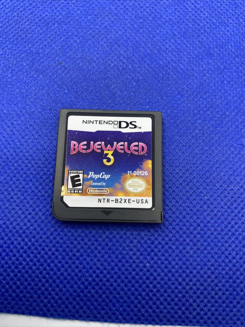 Bejeweled 3 (Nintendo DS, 2011) CIB Complete w/ Slip Cover - Tested!