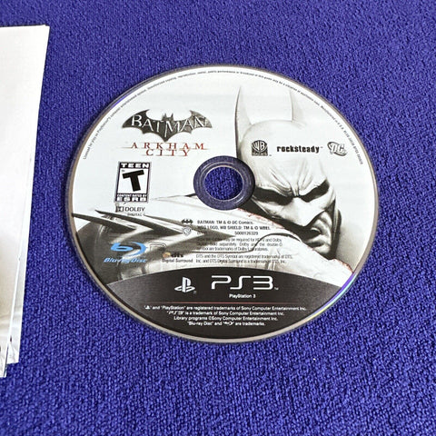 Batman Arkham City + Arkham Asylum Lot ( PlayStation 3) PS3 Both Complete Tested