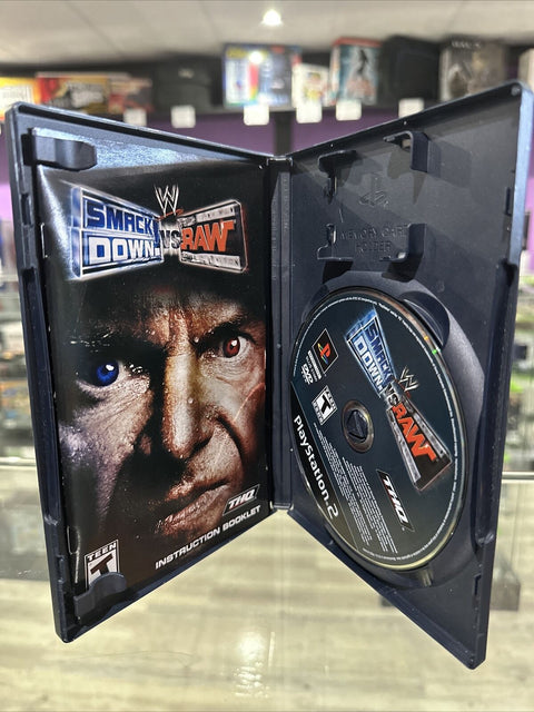 WWE SmackDown vs. Raw (Sony PlayStation 2, 2004) PS2 CIB Complete Tested!