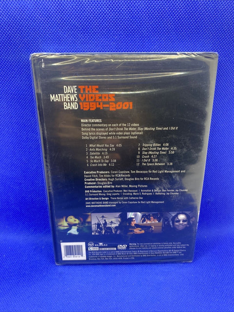 NEW! Dave Matthews Band - Videos 1994-2001 (DVD, 2001) Factory SEALED!