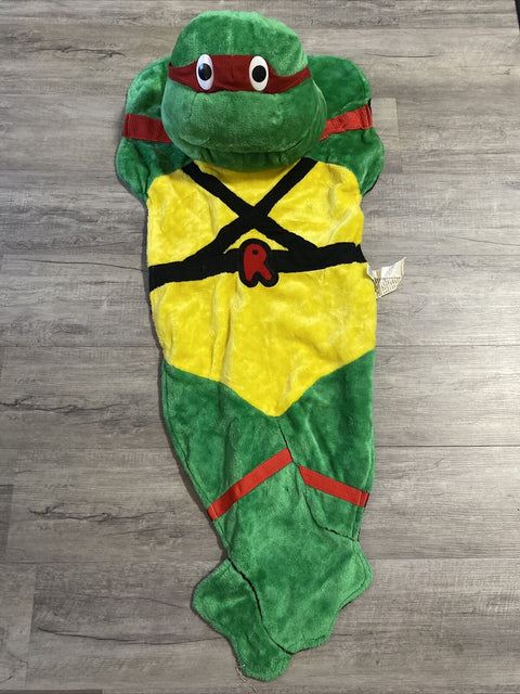 Vintage 1989 Teenage Mutant Ninja Turtles TMNT Raphael Pillow Mat - Ace Novelty