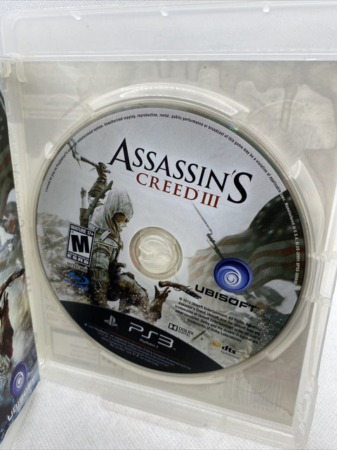 Assassin's Creed III 3 - Walmart Edition (Sony PlayStation 3, 2012) PS3 Complete