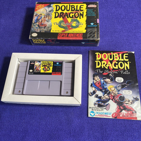 Double Dragon V: The Shadow Falls (Super Nintendo) Authentic SNES CIB Complete