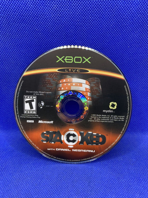 Stacked With Daniel Negreanu (Microsoft Original Xbox, 2006) Complete Tested!