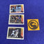 Vintage 1992 Midway Acclaim Mortal Kombat Card Lot w/ Sticker - Rayden Sub Zero