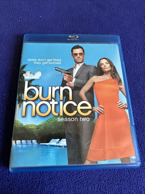 Burn Notice - Season 2 (Blu-ray Disc, 2009, 3-Disc Set) Second Season