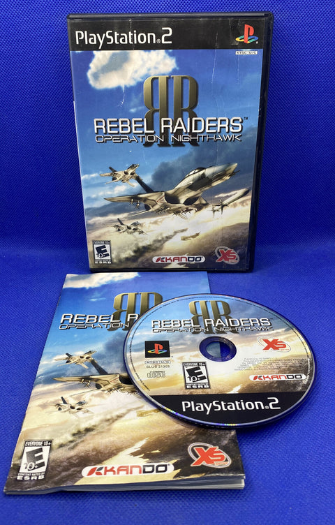 Rebel Raiders: Operation Nighthawk (PlayStation 2, PS2) Water Damage Complete