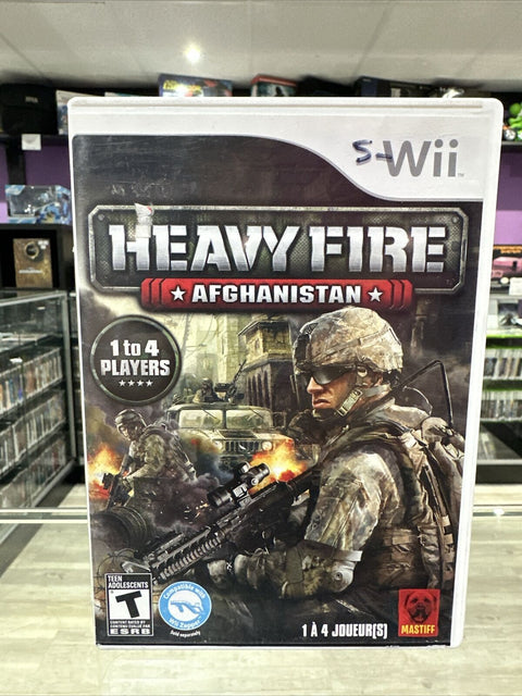 Heavy Fire Afghanistan (Nintendo Wii) CIB Complete Tested!