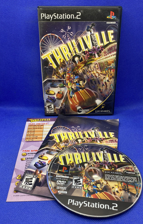 Thrillville (Sony PlayStation 2, 2006) PS2 CIB Complete - Tested!