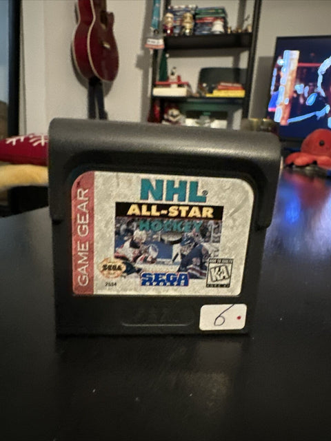 NHL All-Star Hockey (Sega Game Gear, 1995) GG Authentic Cartridge - Tested!
