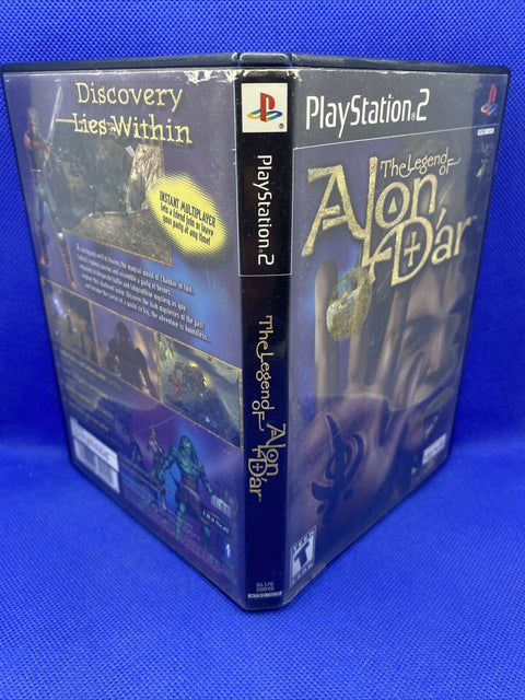 Legend of Alon D'ar (Sony PlayStation 2, 2001) PS2 Tested + Working!