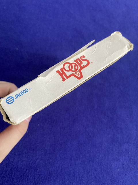 Hoops (Nintendo NES, 1989) Authentic In Box - No Manual - Tested!