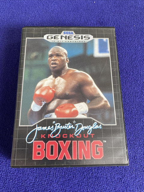 James "Buster" Douglas Knockout Boxing (Sega Genesis, 1990) Authentic - Tested!