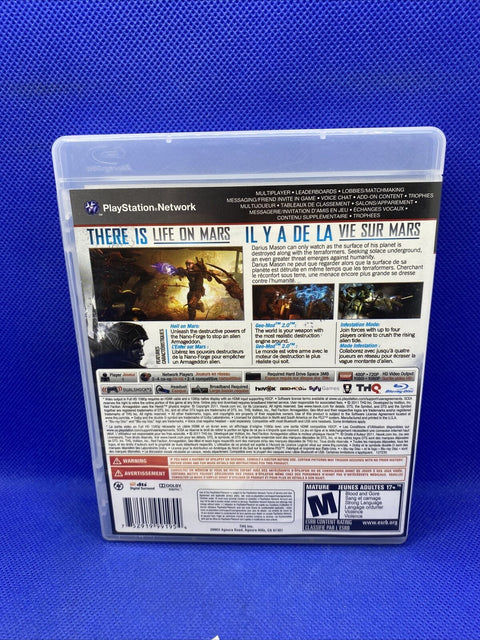 Red Faction: Armageddon (Sony PlayStation 3, 2011) PS3 CIB Complete - Tested!