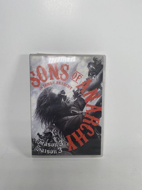 Sons Of Anarchy Season 1 2 & 3 : Lot Of 3 DVD Sets, Tested And Working!