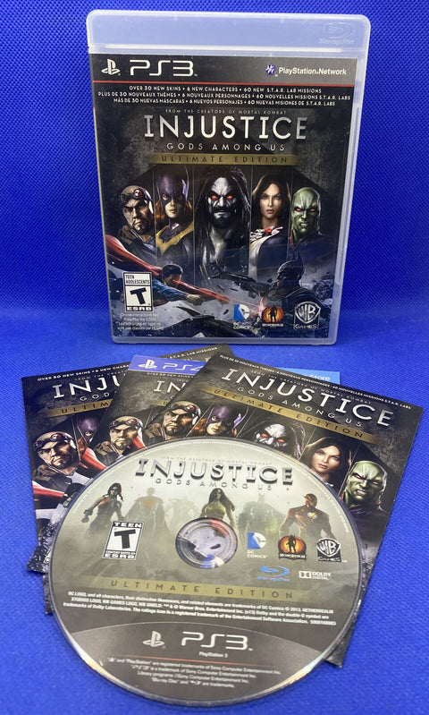 Injustice Gods Among Us Ultimate Edition (Playstation 3) PS3 Complete Tested