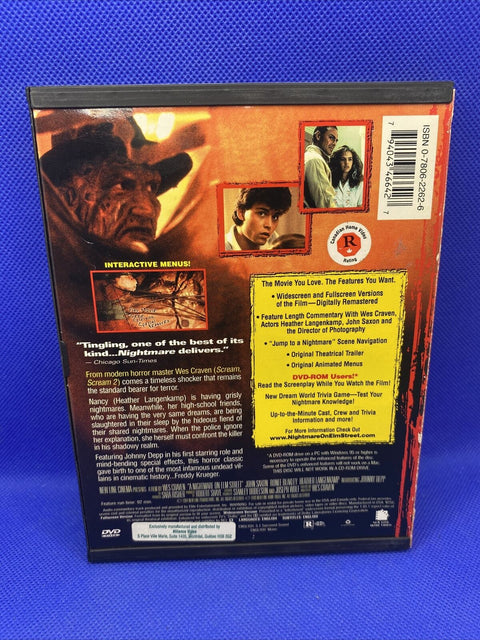 A Nightmare on Elm Street (DVD, 1999) Digitally Remastered - Snap Case