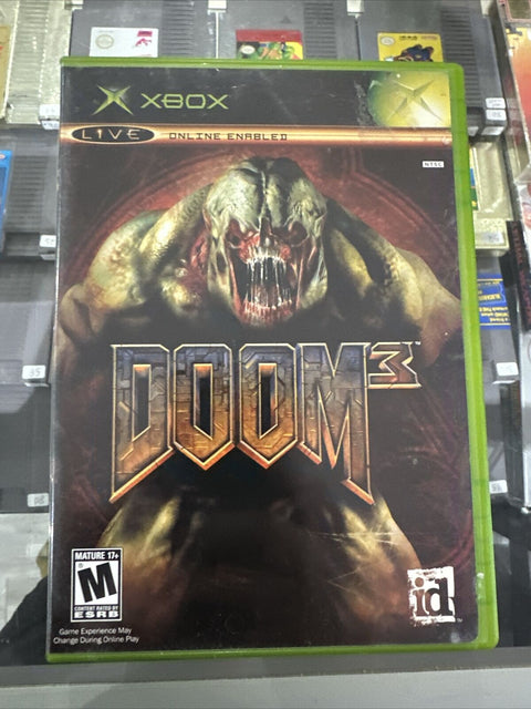 Doom 3 (Microsoft Original Xbox, 2005) Complete - Tested!