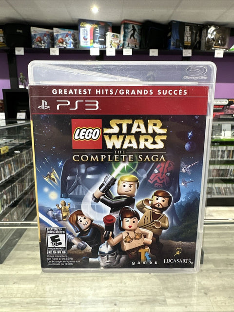 LEGO Star Wars: The Complete Saga (Sony PlayStation 3, 2007) CIB Complete PS3